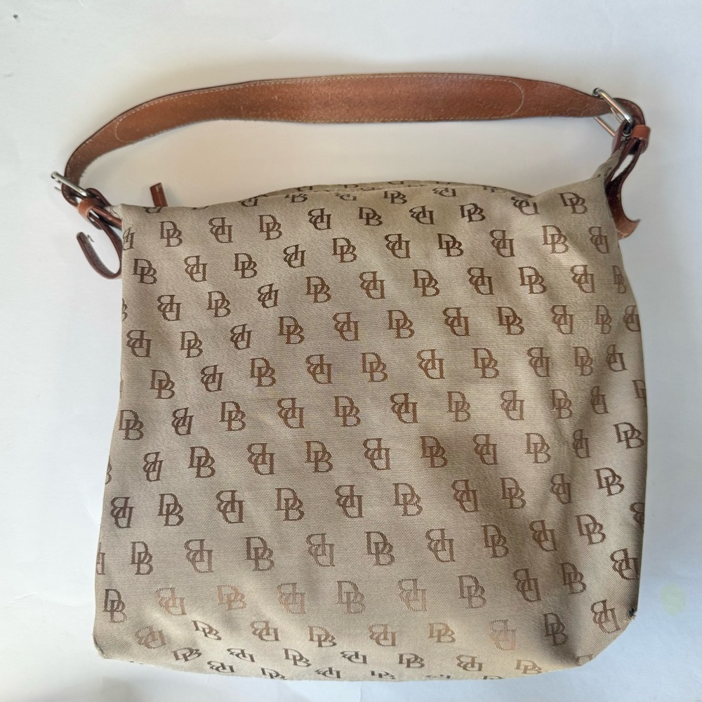 vintage Dooney and Bourke monogram shoulder bag